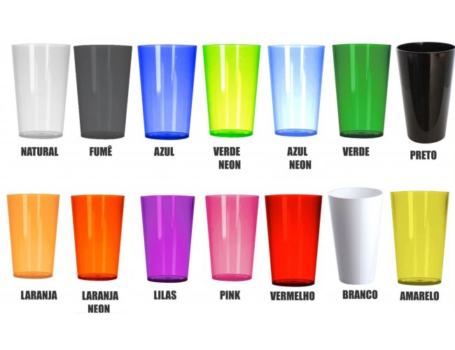 Copo de Acrlico Mega Drink 550ml SV550L (MB1485.0225)