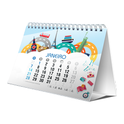 Calendrio de Mesa Off Set 12x15cm 12 Pginas - Mltiplos de 100 (MB1894.1024)