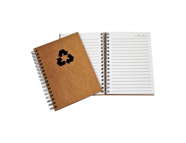 Caderno Kraft Ecolgico Preto 80F c/ Pauta 11x15cm LG3540 (MB1396)