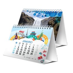 Calendrio de Mesa Off Set 12x15cm 24 Pginas - Mltiplos de 100 (MB11207.1024)