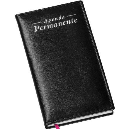 Agenda Permanente de Bolso 8,5x16,5cm LG268L (MB1750.0824)