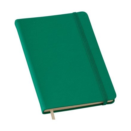 Caderneta Tipo Moleskine Verde 14x21cm Com Pauta 80 Folhas LG3658 (MB1773)