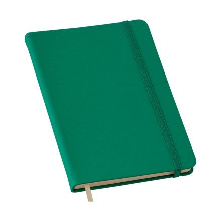 Caderneta Tipo Moleskine Verde 14x21cm Sem Pauta 80 Folhas LG3662 (MB1744.0225)