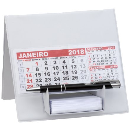 Calendrio de Mesa em PVC com Bloco LG49L (MB1437.1024)