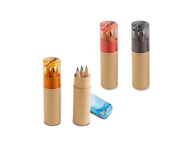 Caixa De Mini Lpis De Cor Com Apontador SP51751 (MB1350+14.0325)