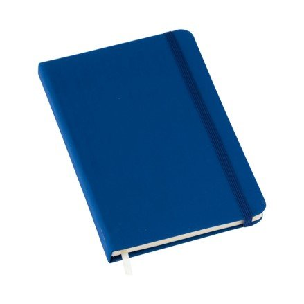 Caderneta Tipo Moleskine Azul 14x21cm Com Pauta 80 Folhas LG3580 (MB1773)