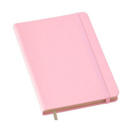 Caderneta Tipo Moleskine Rosa 14x21cm Sem Pauta 80 Folhas LG3664 (MB1744.0225)