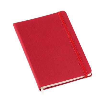 Caderneta Tipo Moleskine Vermelho 14x21cm Sem Pauta 80 Folhas LG3589 (MB1744.0225)