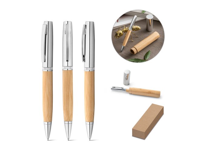 Caneta Metal e Bambu SP91775 (MB13500.1024)