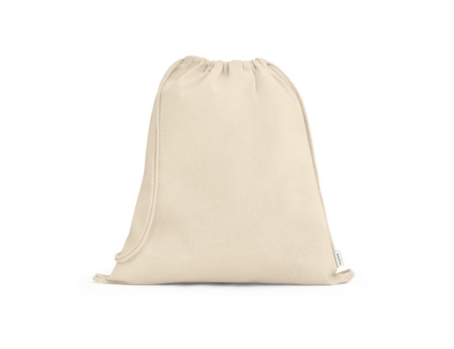 Sacola Tipo Mochila em Algodo Reciclado 37x41cm SP92374 (MB1950+14.0525)
