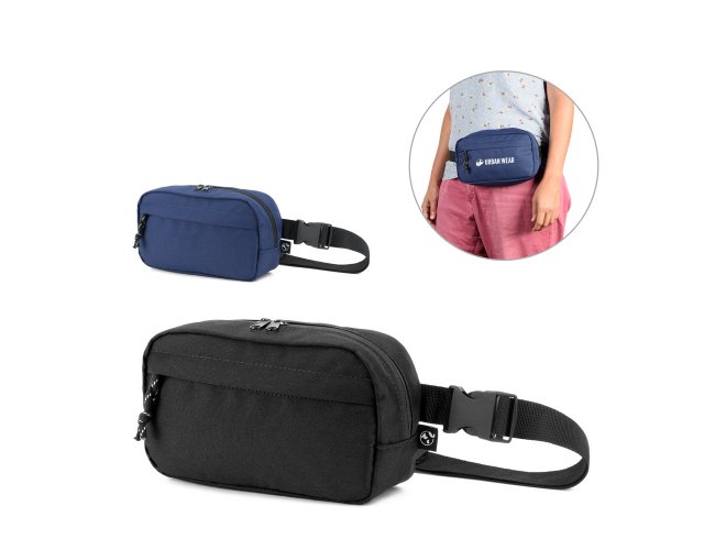 Pochete Em Polister Reciclado 600D 22x13x7cm SP92386 (MB11850+14)
