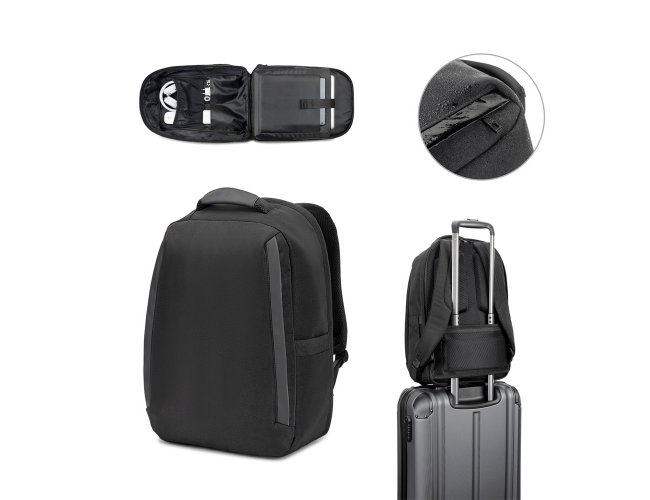 Mochila Antirroubo em Polister Reciclado 20L 31x45x20cm SP92393 (MB119900)