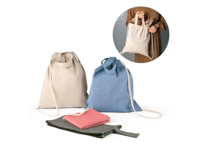 Sacola em Algodo Reciclado 37x41cm SP92936 (MB1990+14.0425)