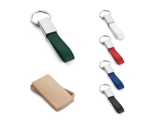 Chaveiro Couro Sintético e Metal SP93354 (MB1820+14)