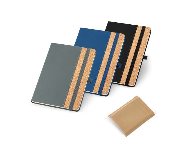 Bloco Capa Dura Com Cortia 14x21cm 96F C/ Pauta SP93593 (MB11950.0624)