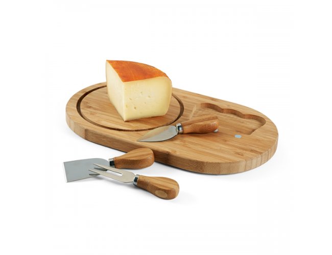Tbua de Queijos Bamb com 3 talheres SP93976 (MB14500+14.0524)