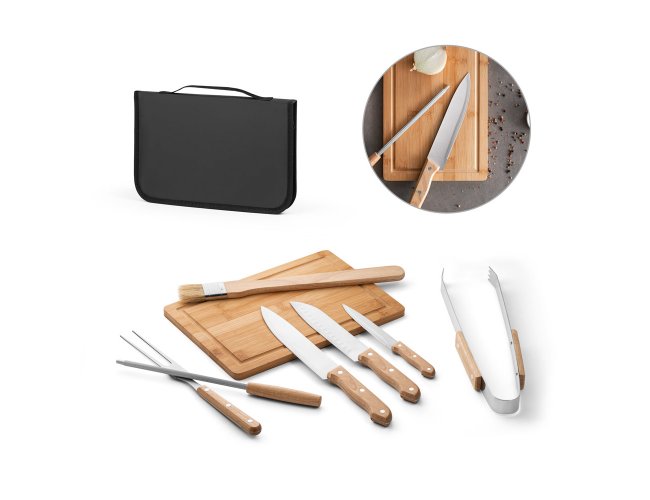 Kit Churrasco 8 Peças SP94104 (MB111500+14)