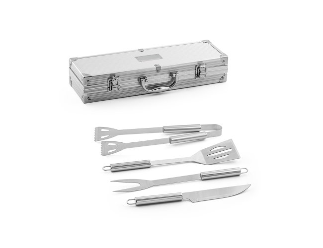 Kit Churrasco Inox 4 Peas SP94141 (MB17182.0821)