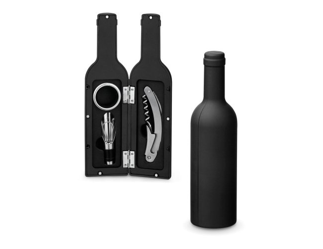 Conjunto para Vinho em Metal 3 Peas SP94197 (MB13190+14.0425)