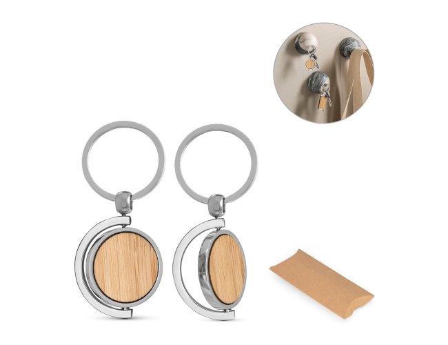 Chaveiro Metal Bambu SP95071 (MB1680+14.0924)