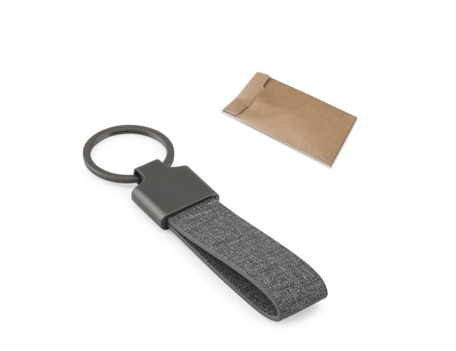 Chaveiro em Metal e Pet 30% Reciclado SP95098 (MB1790+14)