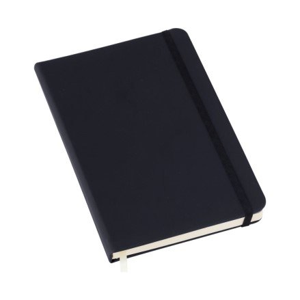 Caderneta Tipo Moleskine Preto 14x21cm Com Pauta 80 Folhas LG3583  (MB1821.0225)