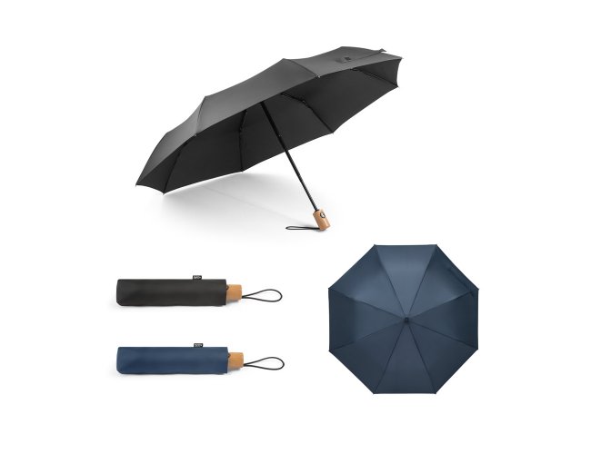 Guarda-chuva em rPET dobrvel 99x28,5cm SP99040 (MB14200+14.0424)