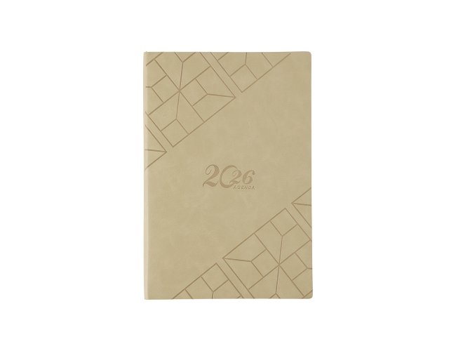 Agenda Couro Sinttico 2026 20,9x14,5cm XB06028 (MB11610)