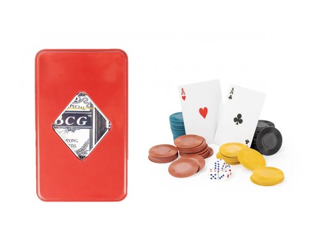 Kit Poker com 100 Fichas XB19056 (MB12317)
