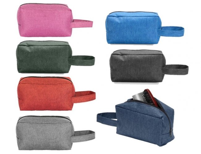 Nécessaire Poliéster PVC Mescla 10,5x21x9cm XB15333 (MB1622)