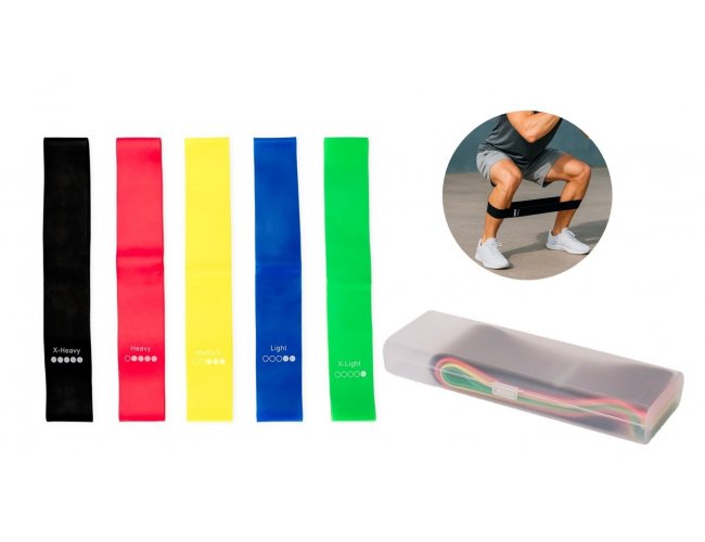 Kit Faixas de Yoga 5 peças XB08220 (MB11300.1125)