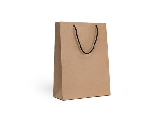 Sacola Papel Kraft Natural23,5x32x9,5cm CY2013K (MB1225)