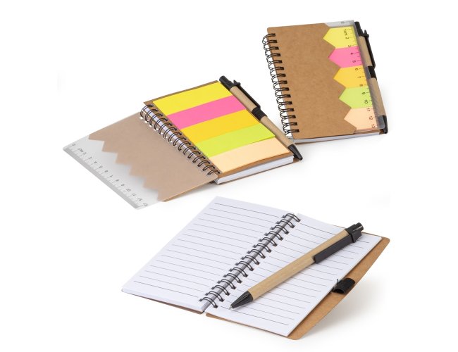 Bloco de Anotaes com Autoadesivos e Caneta 13,8x10,5cm C/Pauta XB05065 (MB1518.0225)