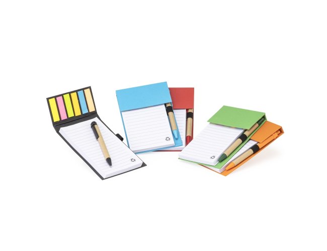 Bloco de Anotaes com Autoadesivos e Caneta 15,7x10,6cm C/Pauta XB05049 (MB1575.0624)