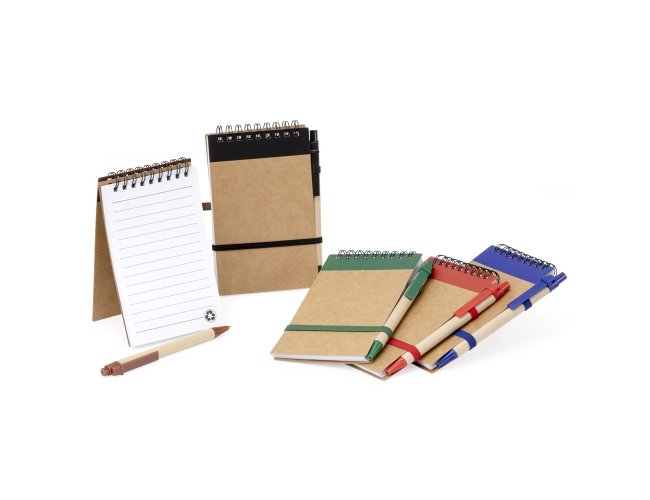 Bloco de Anotaes Ecolgico com Caneta 14,9x9cm  C/ Pauta XB05064 (MB1483.0425)