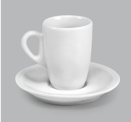 Xcara de Porcelana c/ Pires 85ml BV332