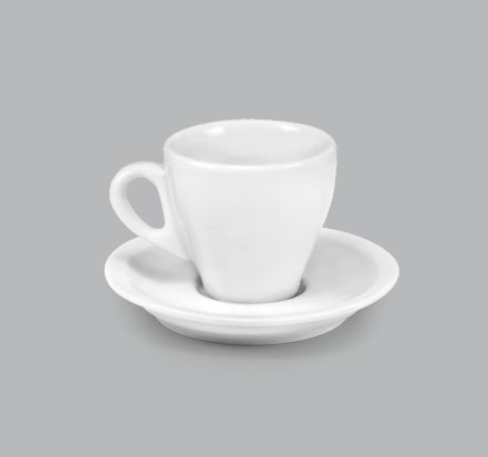 Xcara de Porcelana c/ Pires 85ml BV333 (MB1872.0918)