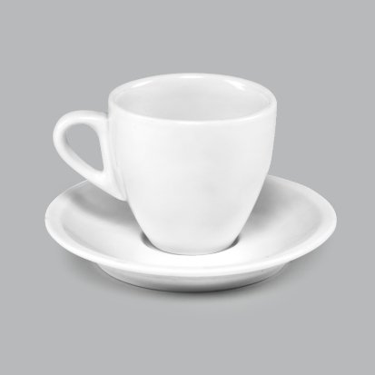 Caneca de Porcelana c/ Pires 200ml BV360 (MB11433.0918)