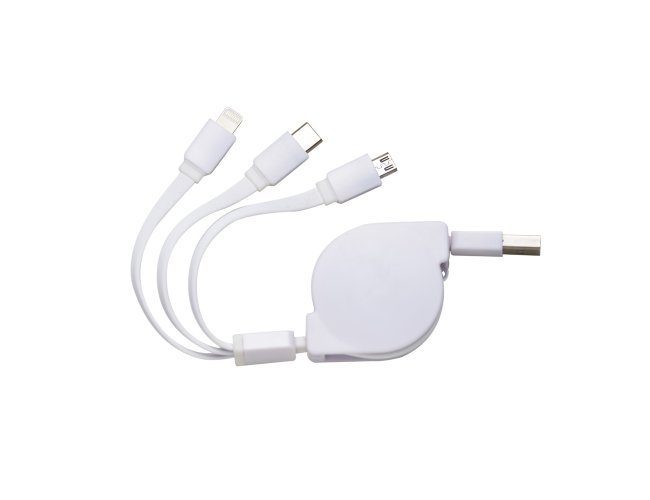 Cabo USB Retrtil 3 em 1 XB10338 (MB1943.0924)