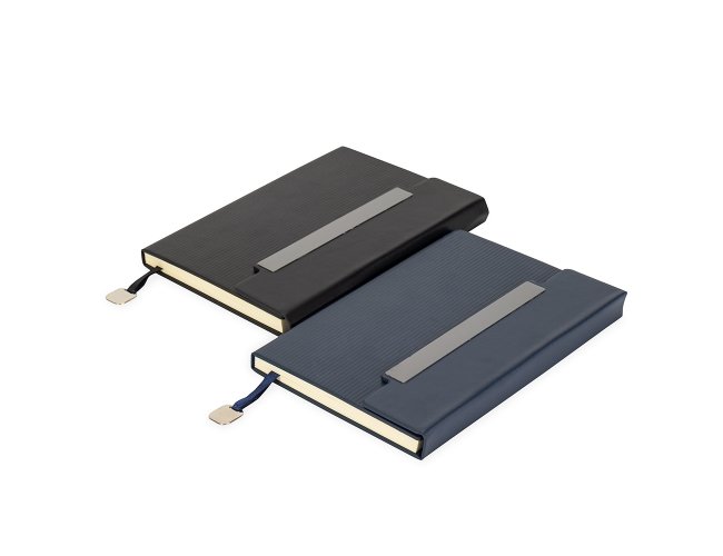 Caderneta Couro Sintético com Pauta 21x15x2,2cm XB15407 (MB12452)