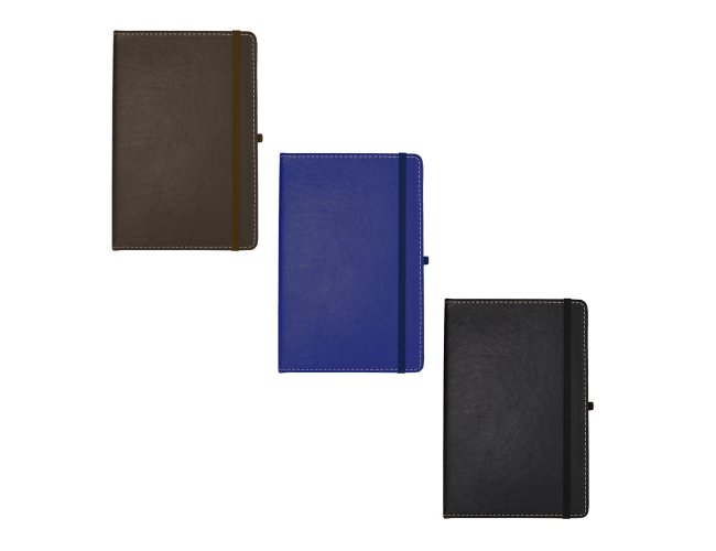Caderneta em Couro Sinttico 21,2x14cm C/ Pauta XB14885 (MB11196)