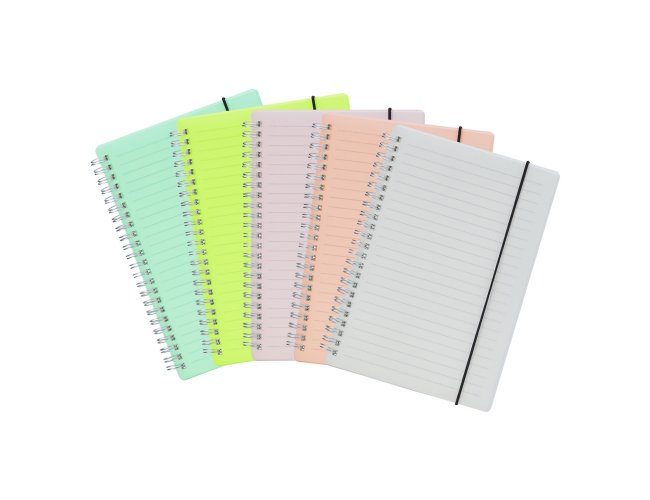 Caderno A5 Plstico 21x15,1cm  XB05058 (MB1748.0424)