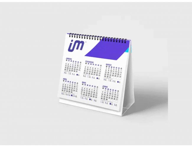 Calendrio de Mesa Off Set 10x20cm 24 Pginas (MB1490.1123)