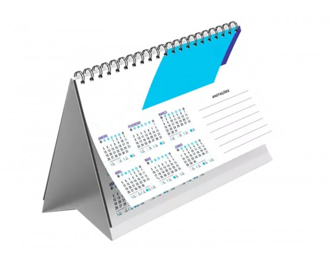 Calendrio de Mesa Off Set 15x20cm 24 Pginas - Mltiplos de 100 (MB11673.1024)