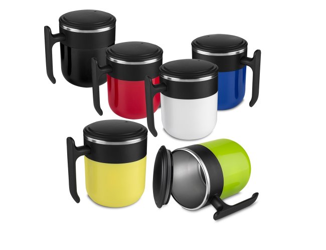 Caneca Plstica com Inox 350 ml XB14770 (MB12050)