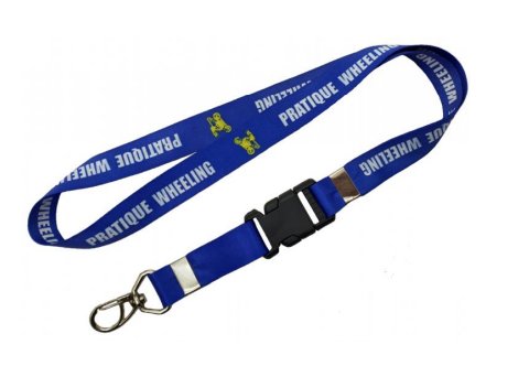 Cordo Para Crach Digital 20mm com Trava de Mochila e Mosqueto (MB1339.0425)