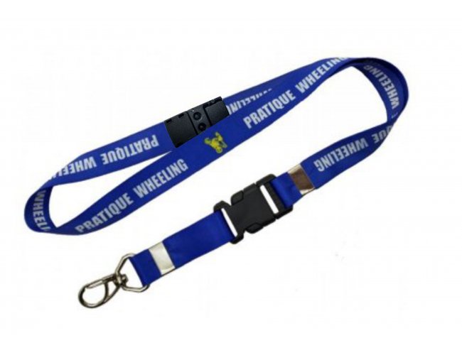 Cordo Para Crach Digital 20mm com Trava de Mochila, Mosqueto e Trava de Segurana (MB1339.0425)