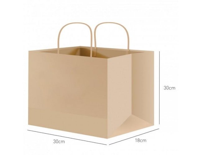 Sacola de Papel Kraft 30x30x18cm CY2050 (MB1182.0325)