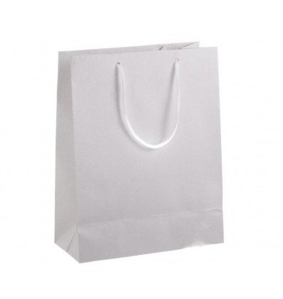 Sacola de Papel Branco 21x27x10cm CYB1060 (MB1292.0125)