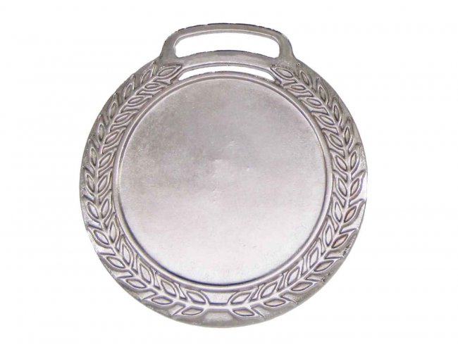 Medalha Prateada 5cm DA-15495-P-NI (MB1262.1023)
